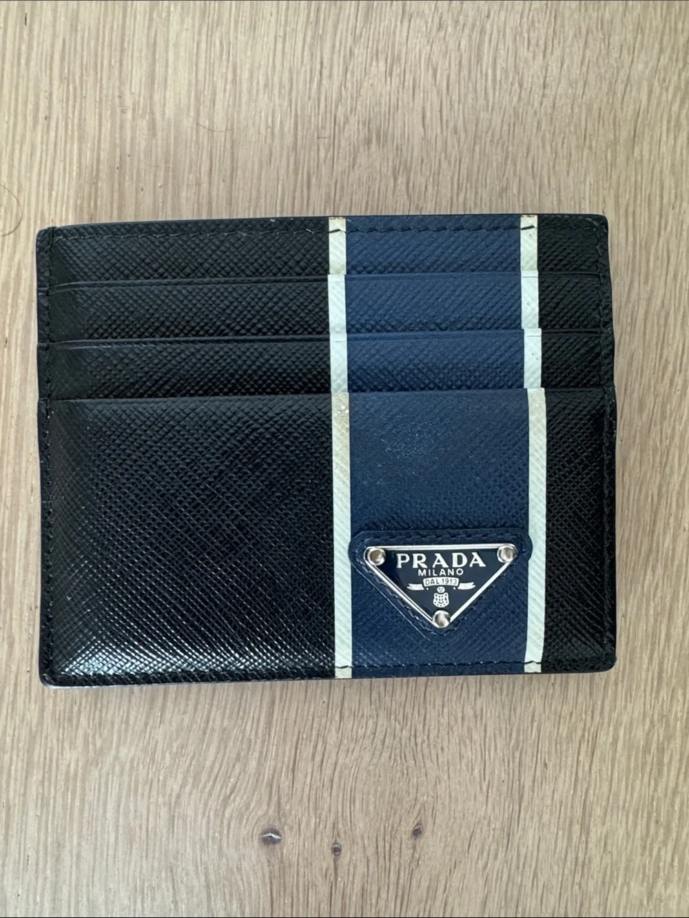Prada Saffiano Lux Leather Card Case